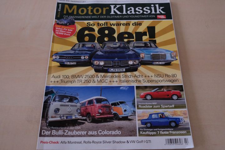 Deckblatt Motor Klassik (02/2018)